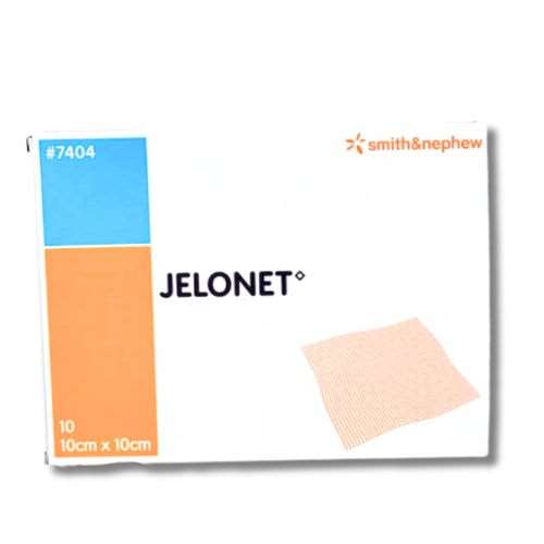 Jelonet Paraffin Gauze Dressing 10x10cm BOX OF 10
