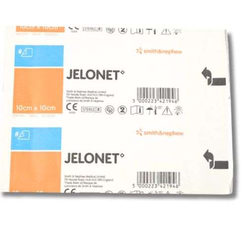 Jelonet Paraffin Gauze Dressing Single Dressing 10x10cm REF 7404