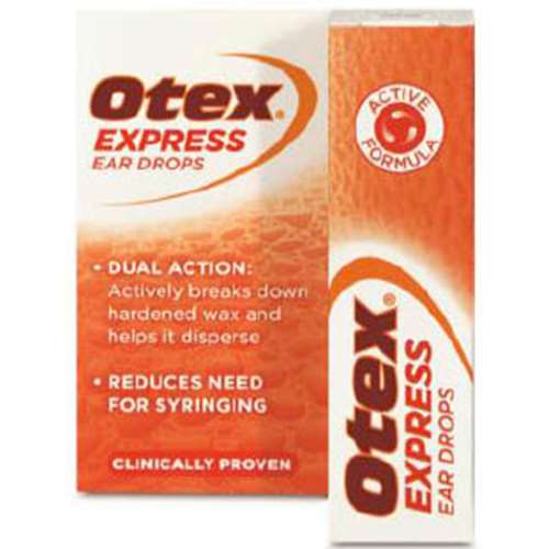 Click to view product details and reviews for Otex Express Ear Drops 10ml.