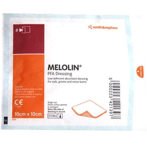 Melolin Single PFA Dressing 10x10cm (1 Dressing)