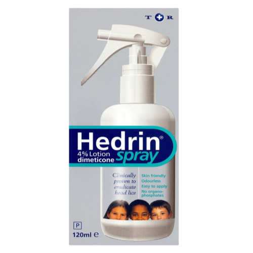 Hedrin 4% Lotion Spray 120ml