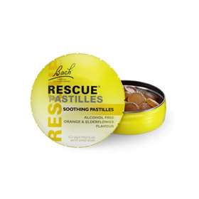 Bach Rescue Pastilles Orange & Elderflower 50g