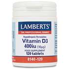 Lamberts Vitamin D 400iu (10&micro;g) 120