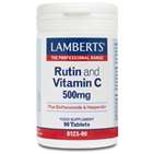 Lamberts Rutin and Vitamin C 500mg Plus Bioflavonoids 90 Tablets