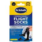 Dr.Scholl's Flight Socks Black UK 9-12 EU 44-47