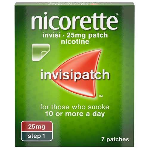 Nicorette Invisi-Patch 25mg Step 1 (7 patches)