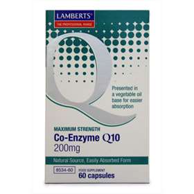 Lamberts Co-Enzyme Q10 200mg 60 capsules