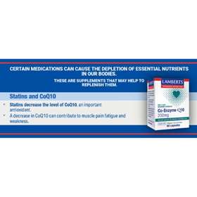 Lamberts Co-Enzyme Q10 200mg 60 capsules