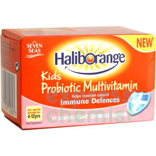 Haliborange Probiotic Multivitamin for Kids Chewable Tablets (30