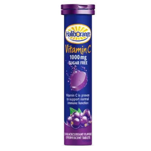Haliborange Vitamin C 1000mg Effervescent Tablets Blackcurrant 20