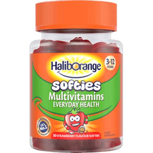 Haliborange Multivitamins Strawberry Fruit Softies (30) 3 - 12 years