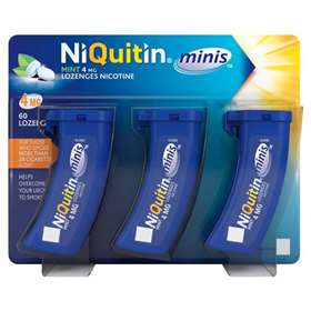 Niquitin Minis 4mg (60) Pack of 3