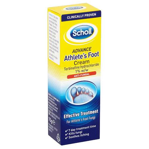 Scholl Advance Athletes's Foot Cream 15g ExpressChemist.co.uk Buy