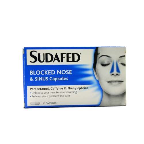 Click to view product details and reviews for Sudafed Blocked Nose Sinus Capsules 16.