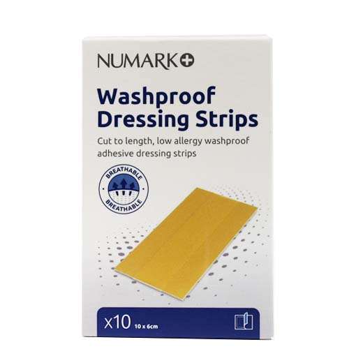 Numark Washproof Dressing Strips (10)