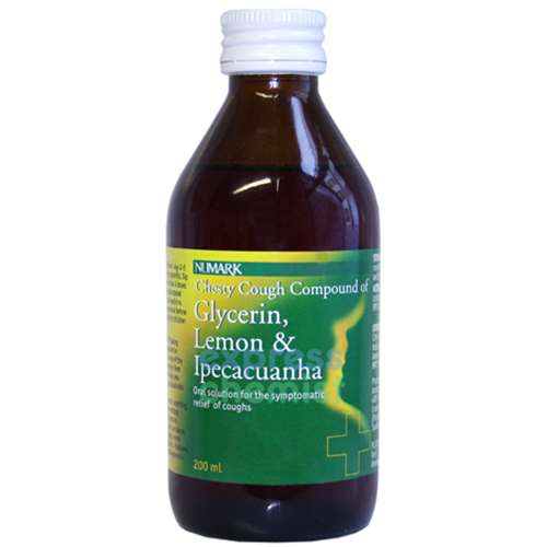 Numark Chesty Cough Compound Of Glycerin, Lemon & Ipecacuanha 200ml