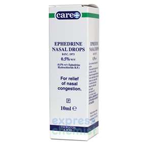 Care Ephedrine Nasal Drops 0 5 10ml Expresschemist Co Uk Buy Online