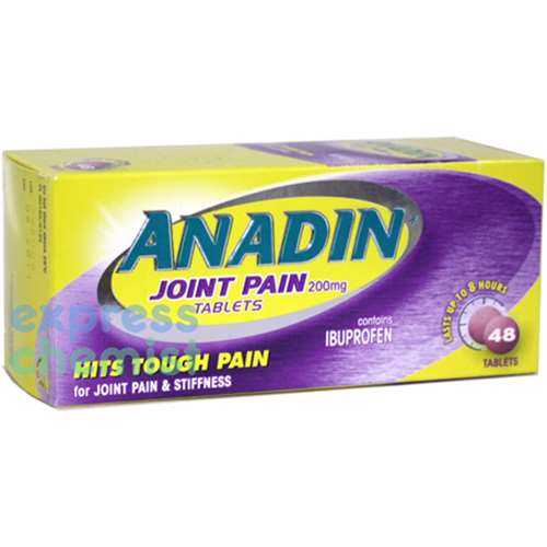 Anadin Joint Pain Tablets 200mg (48) ExpressChemist.co.uk Buy Online