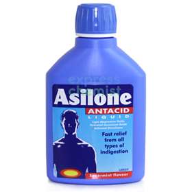 Asilone Antacid Liquid Spearmint Flavour 200ml