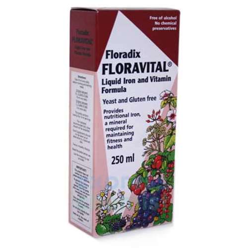 Floradix Floravital Liquid Iron and Vitamin Formula 250ml