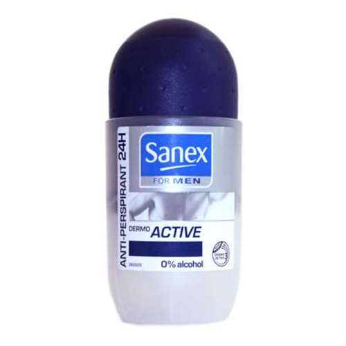 Sanex For Men Dermo Active Anti-Perspirant Roll On 50ml(Navy Blue)