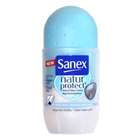 Sanex NaturProtect Deodorant with Mineral Alum - Anti White Marks Roll On 50ml