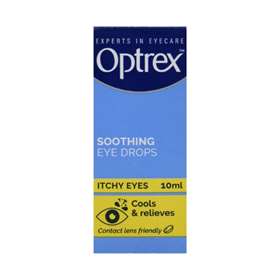 Optrex Soothing Eye Drops for Itchy Eyes 10ml