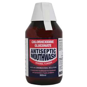 Chlorhexidine Gluconate 0.2% w/v Antiseptic Mouthwash 300ml