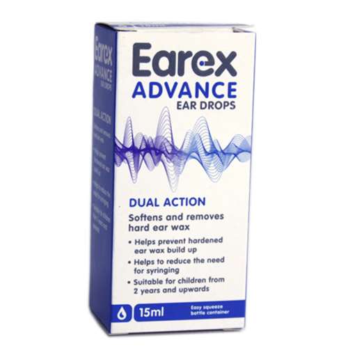 Earex Advance Ear Drops 12ml - ExpressChemist.co.uk - Buy Online