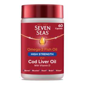 Seven Seas Pure Cod Liver Oil High Strength 60