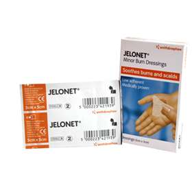 Smith & Nephew Jelonet Minor Burn Dressings 5x5cm (5 Dressings)