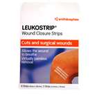 Smith and Nephew Leukostrip Wound Closure Strips 8 Strips (4mm x 38mm), 3 Strips (6.4mm x 76mm)