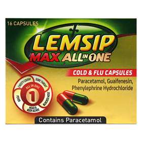 Lemsip Max All In One Cold and Flu Capsules 16