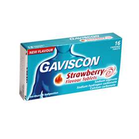 Gaviscon Tablets Strawberry 16
