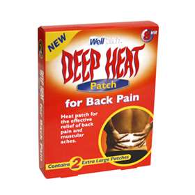 Deep Heat Patch For Back Pain 2 patches 8 hours