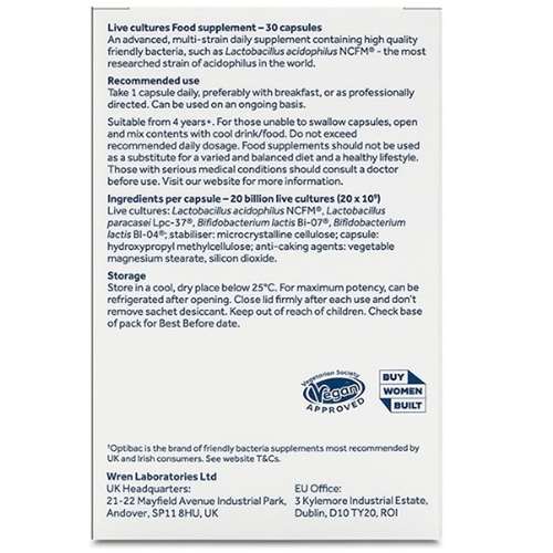 Optibac Probiotics For Every Day EXTRA Strength 30 Capsules