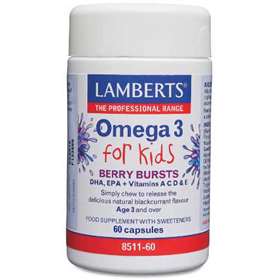 Lamberts Omega 3 Berry Bursts For Kids 60