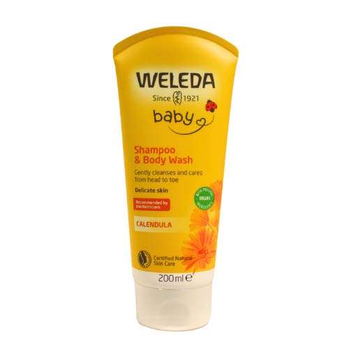 Weleda Baby Calendula Shampoo & Body Wash 200ml