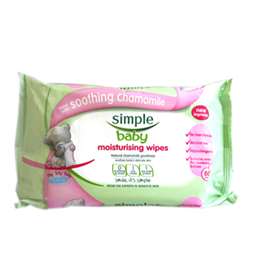 Simple baby deals moisturising wipes