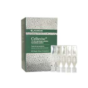 Celluvisc 1% w/v Eye Drops Single Dose Containers 60 (Green)
