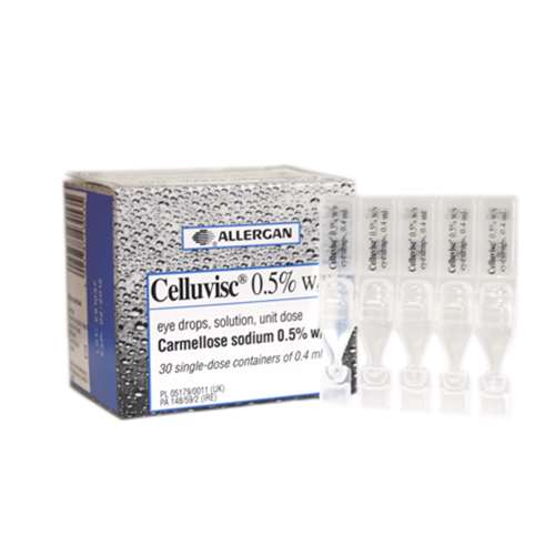 Celluvisc 0.5% w/v Eye Drops Single Dose Containers 30