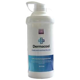 Dermacool 1% Menthol In Aqueous Cream Pump Dispenser 500g