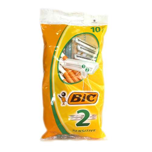 Bic 2 Disposable Classic Razors - Sensitive (10)