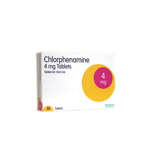 Chlorphenamine 4mg Tablets (Hayleve) 28