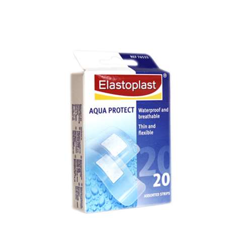 Elastoplast aqua protect waterproof assorted plasters x20