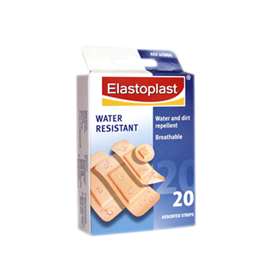 Elastoplast Water Resistant Assorted Strips 20
