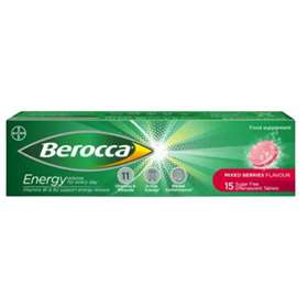 Berocca Mixed Berries 15 effervescent tablets