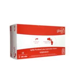 Glove Plus Lightly Powdered Latex Gloves Large x100