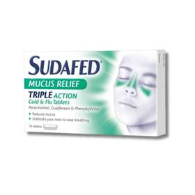 Sudafed Mucus Relief Tablets 16