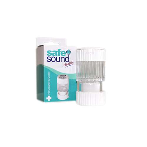 Safe and Sound Pill Crusher and Cutter